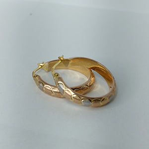 ARRACADAS PAR ORO 14 K 3.7 GRMS (SEMINUEVO)