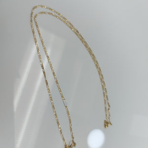 CADENAS TEJIDO 3X1 ORO 14K 55 CM 2.6 GR (NUEVO)