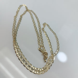 CADENAS TEJIDO GUCHI ORO 10K 55 CM 4.2 GR (NUEVO)