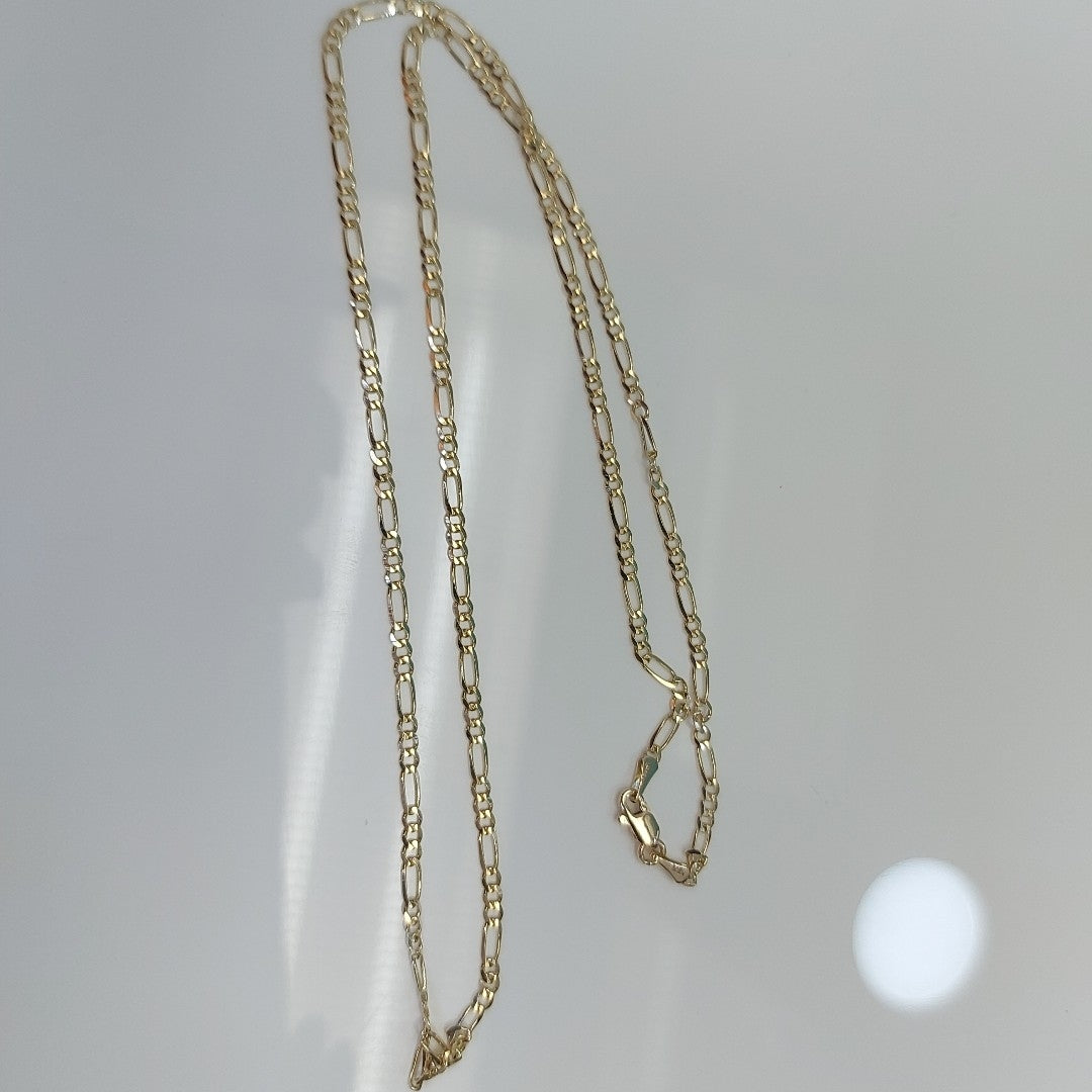 CADENAS 3X1 ORO 14K 55 CM 5 GR (NUEVO)