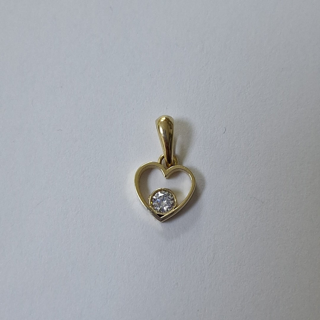 DIJES CORAZON ORO 10K 0.9 GR (NUEVO)