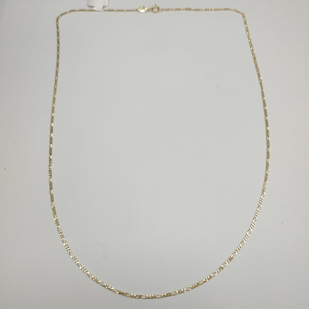 CADENAS TEJIDO 3X1 ORO 14K 55 CM 2.6 GR (NUEVO)
