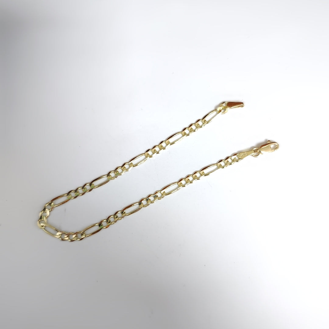 PULSERAS 3X1 ORO 14K 18 CM 2.8 GR (NUEVO)