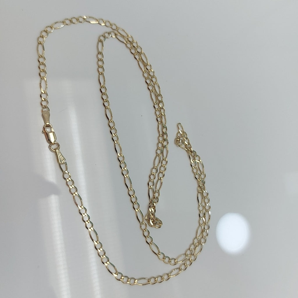 CADENAS TEJIDO 3X1 ORO 10K 60 CM 4.4 GR (NUEVO)