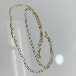 CADENAS TEJIDO 3X1 ORO 10K 60 CM 4.4 GR (NUEVO)