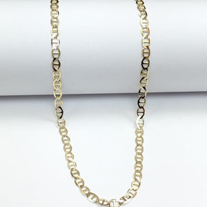 CADENAS TEJIDO MARINERA ORO 14K 60 CM 8.8 GR (NUEVO)