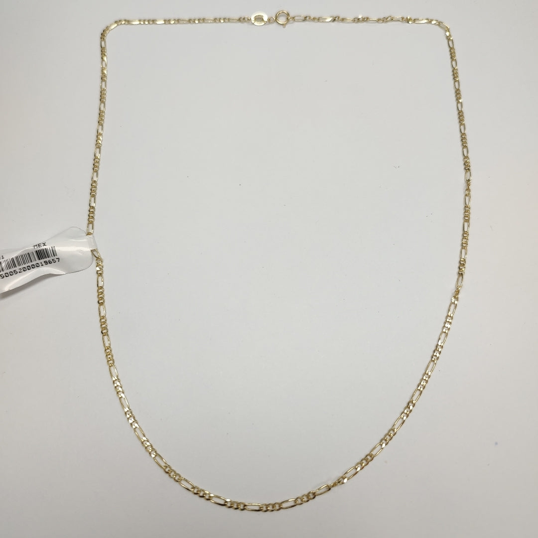 CADENAS TEJIDO 3X1 ORO 10K 50 CM 2.9 GR (NUEVO)
