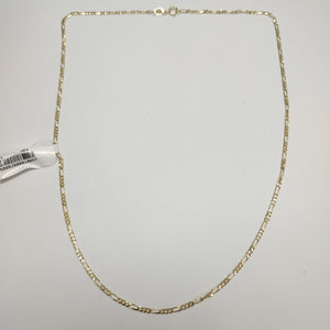 CADENAS TEJIDO 3X1 ORO 10K 50 CM 2.9 GR (NUEVO)