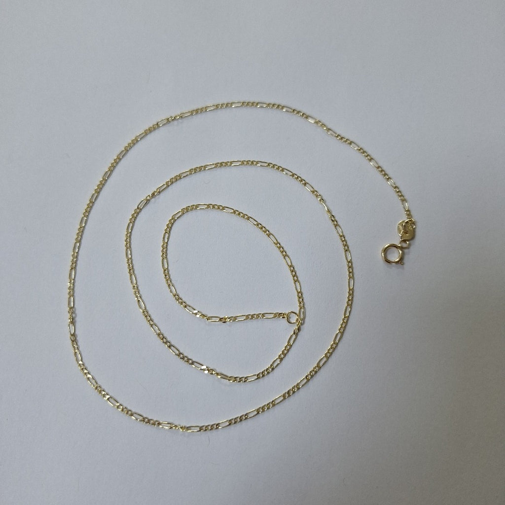 CADENAS TEJIDO 3X1 ORO 14K 55 CM 2.3 GR (NUEVO)