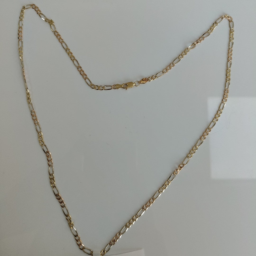 CADENA ORO, ORO COMBINADO 14 K 9.7 GRMS (SEMINUEVO)