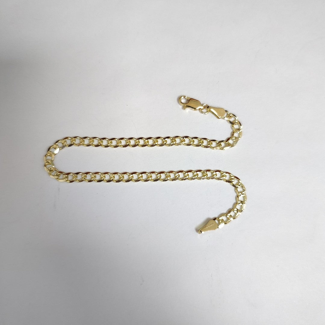 PULSERAS BARBADA ORO 14K 21 CM 5.3 GR (NUEVO)