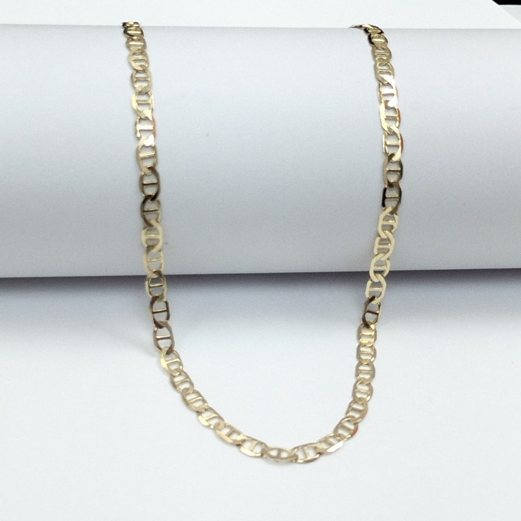 CADENAS TEJIDO MARINERA ORO 14K 55 CM 7.8 GR (NUEVO)
