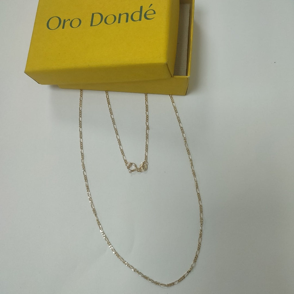 CADENAS TEJIDO 3X1 ORO 14K 55 CM 2.6 GR (NUEVO)