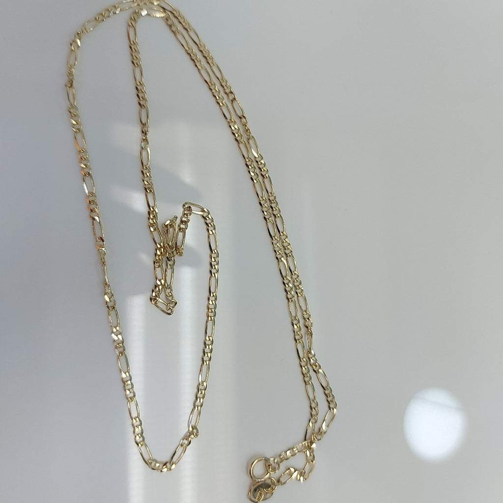 CADENAS TEJIDO 3X1 ORO 10K 55 CM 3.2 GR (NUEVO)