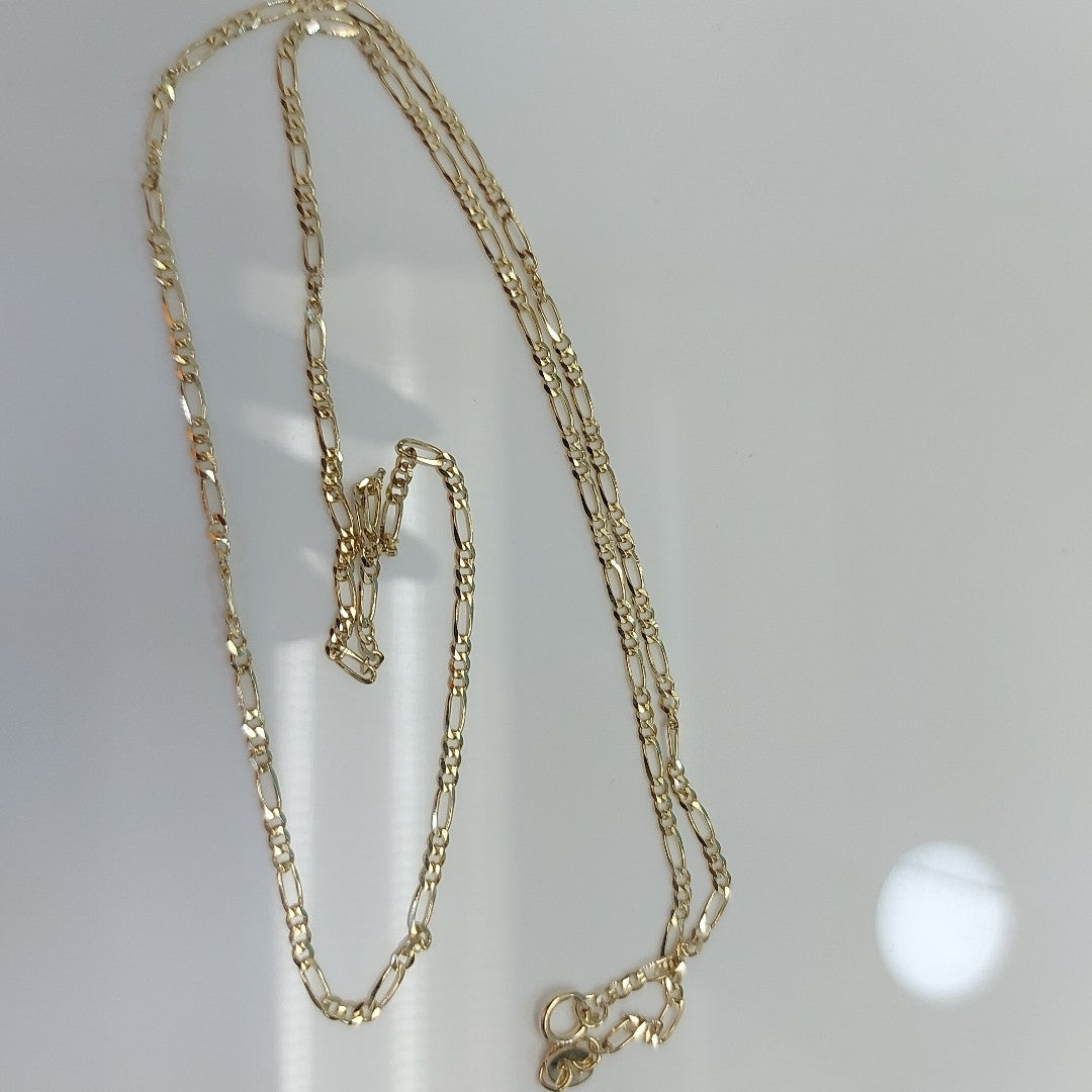 CADENAS TEJIDO 3X1 ORO 10K 55 CM 3.2 GR (NUEVO)