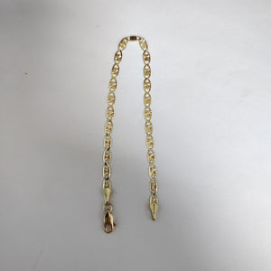 PULSERAS GUCHI ORO 14K 18 CM 2.8 GR (NUEVO)