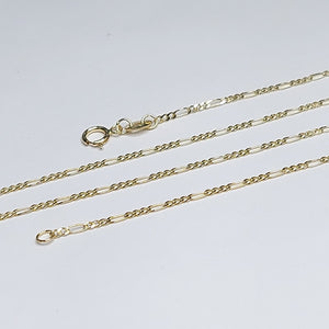 CADENAS TEJIDO 3X1 ORO 14K 55 CM 2.4 GR (NUEVO)