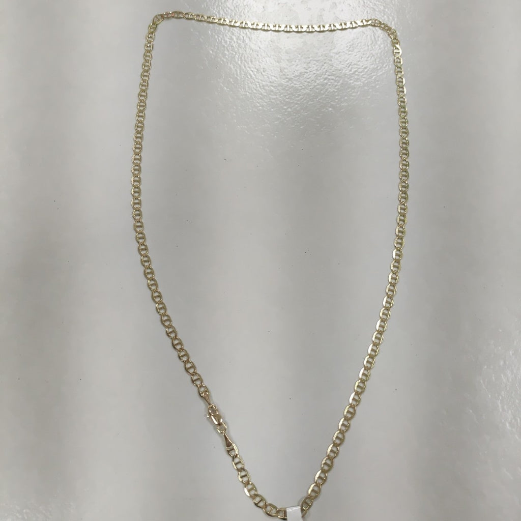 CADENAS TEJIDO MARINERA ORO 14K 55 CM 8 GR (NUEVO)