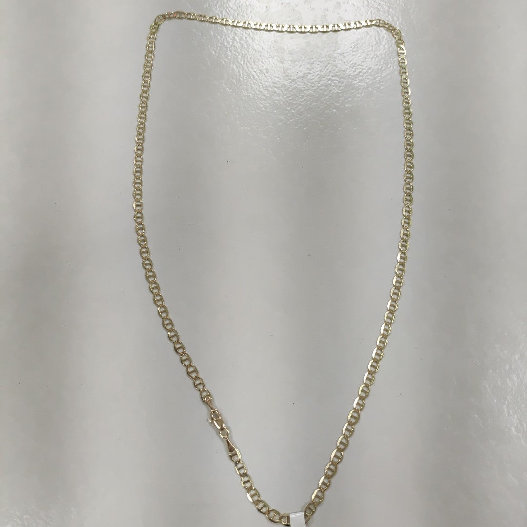 CADENAS TEJIDO MARINERA ORO 14K 55 CM 8 GR (NUEVO)