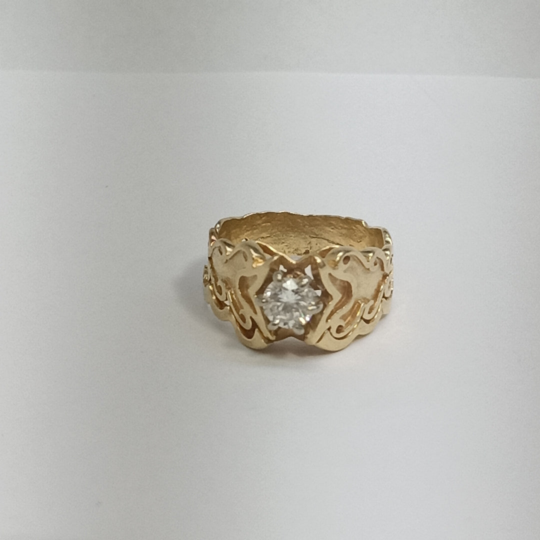 ANILLO ORO 14 K 6,20 GRMS (SEMINUEVO)