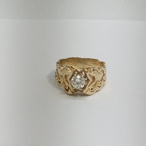 ANILLO ORO 14 K 6,20 GRMS (SEMINUEVO)