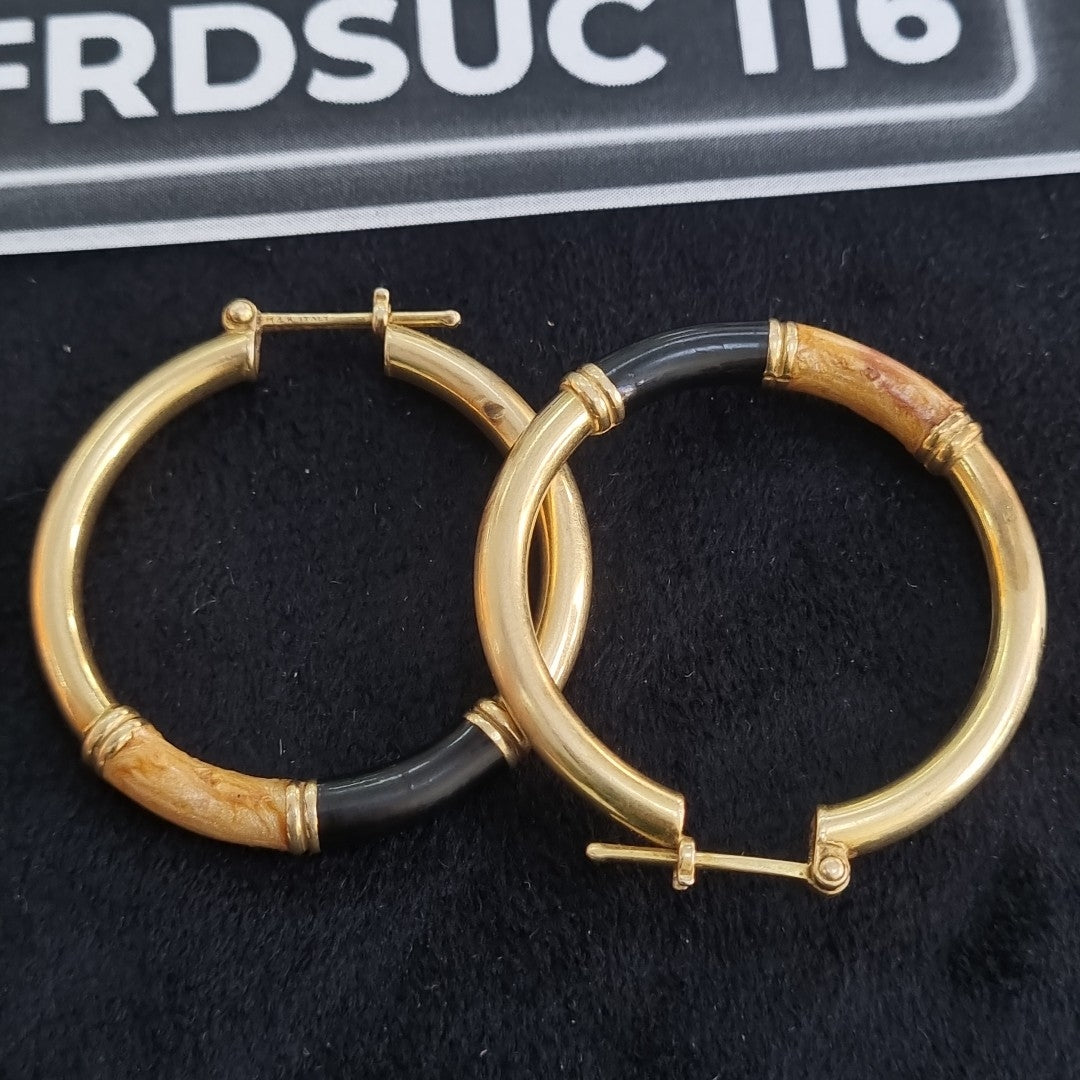 ARETES PAR ORO 14 K 7.8 GRMS (SEMINUEVO)