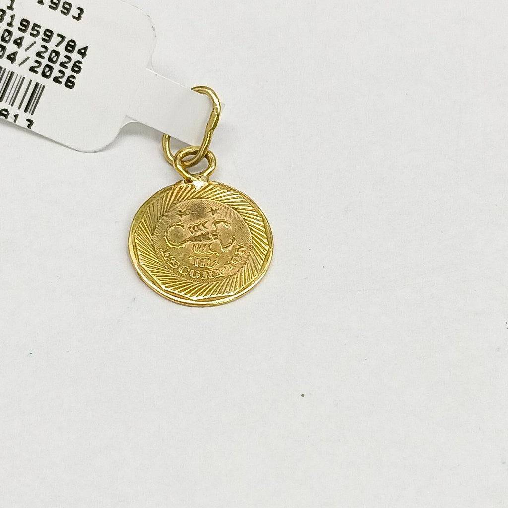 MEDALLA PERSONAL ORO 14 K 1,20 GRMS (SEMINUEVO)