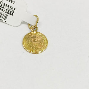 MEDALLA PERSONAL ORO 14 K 1,20 GRMS (SEMINUEVO)