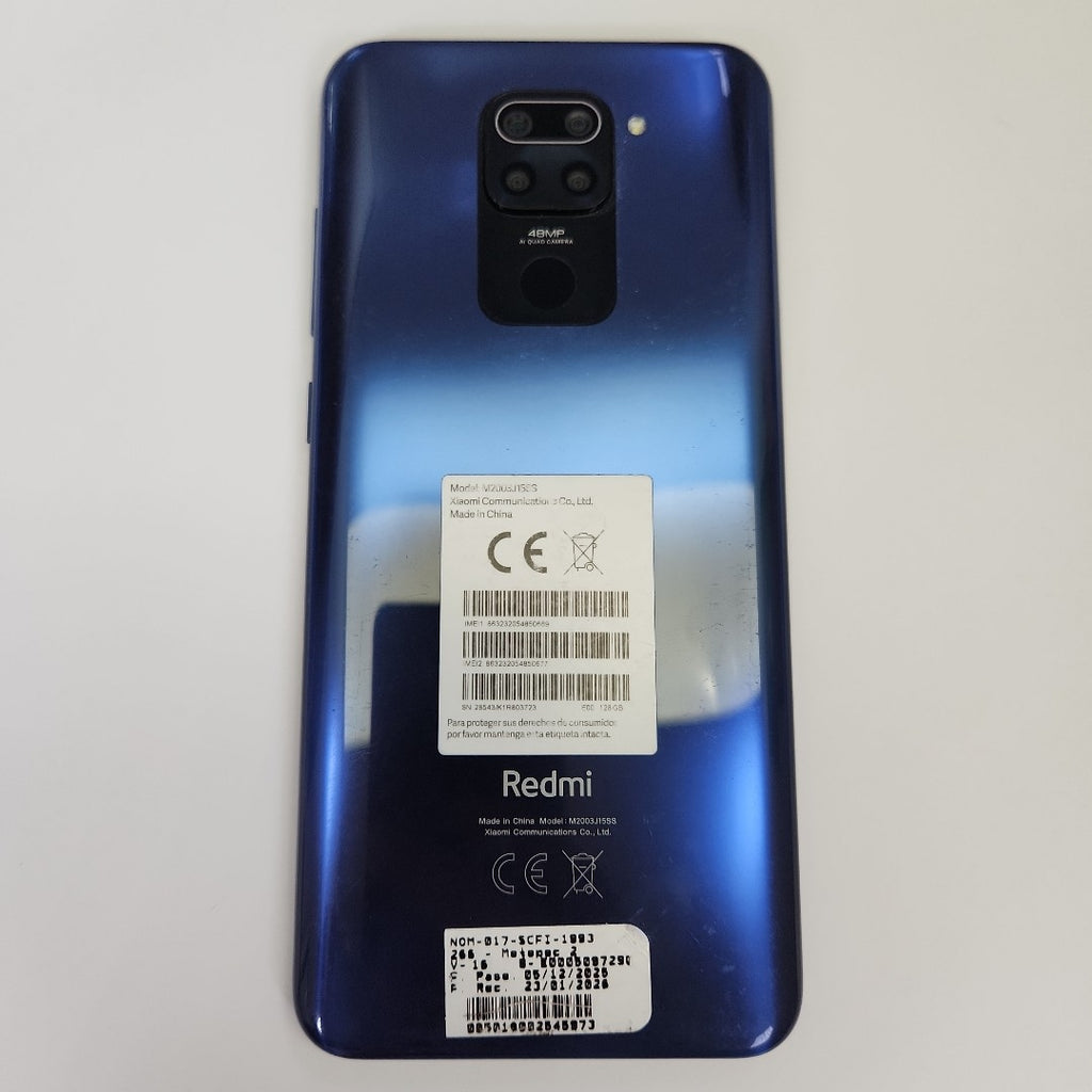 CELULAR XIAOMI REDMI NOTE 9 M2003J15SS 128 GB 4 GB RAM (SEMINUEVO)