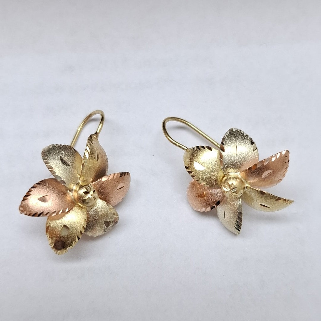 ARETES PAR ORO 14 K 5,00 GRMS (SEMINUEVO)