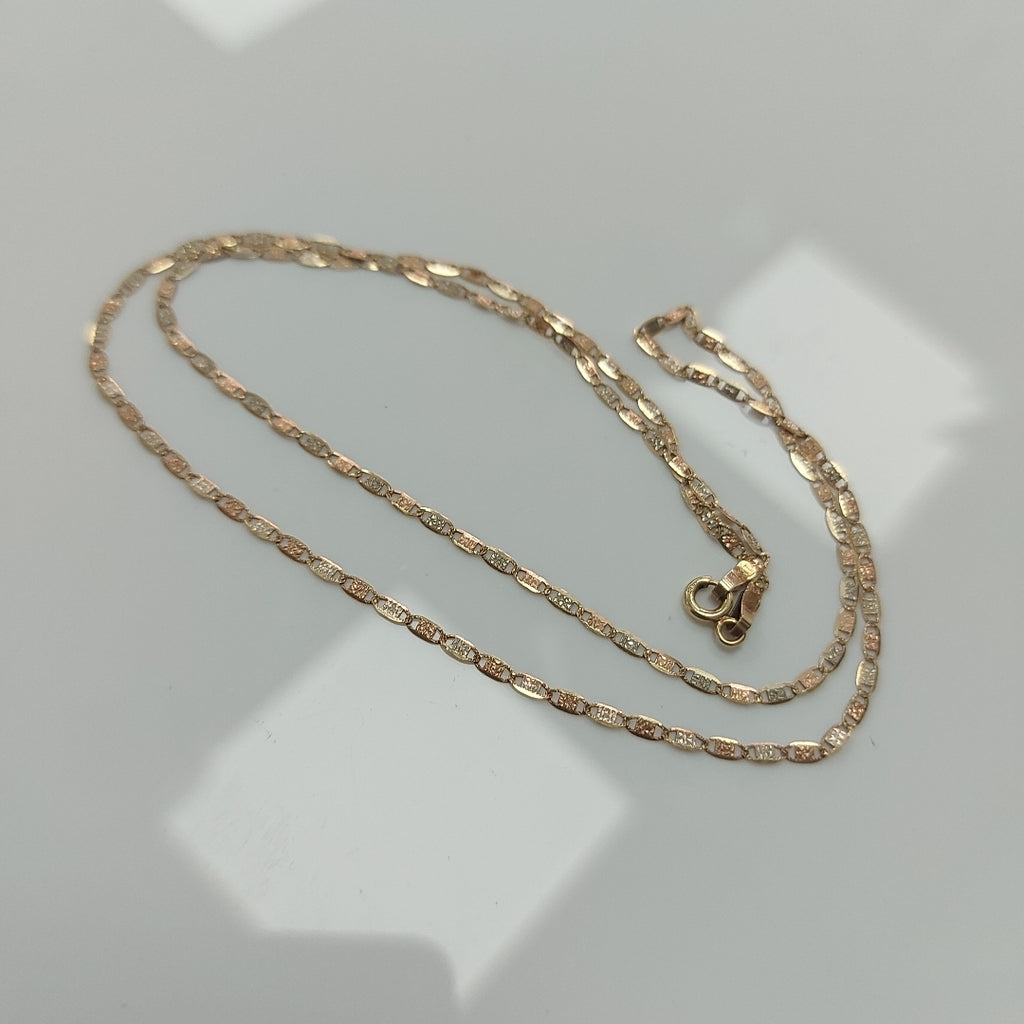 CADENA ORO COMBINADO 14 K 2,50 GRMS (SEMINUEVO)