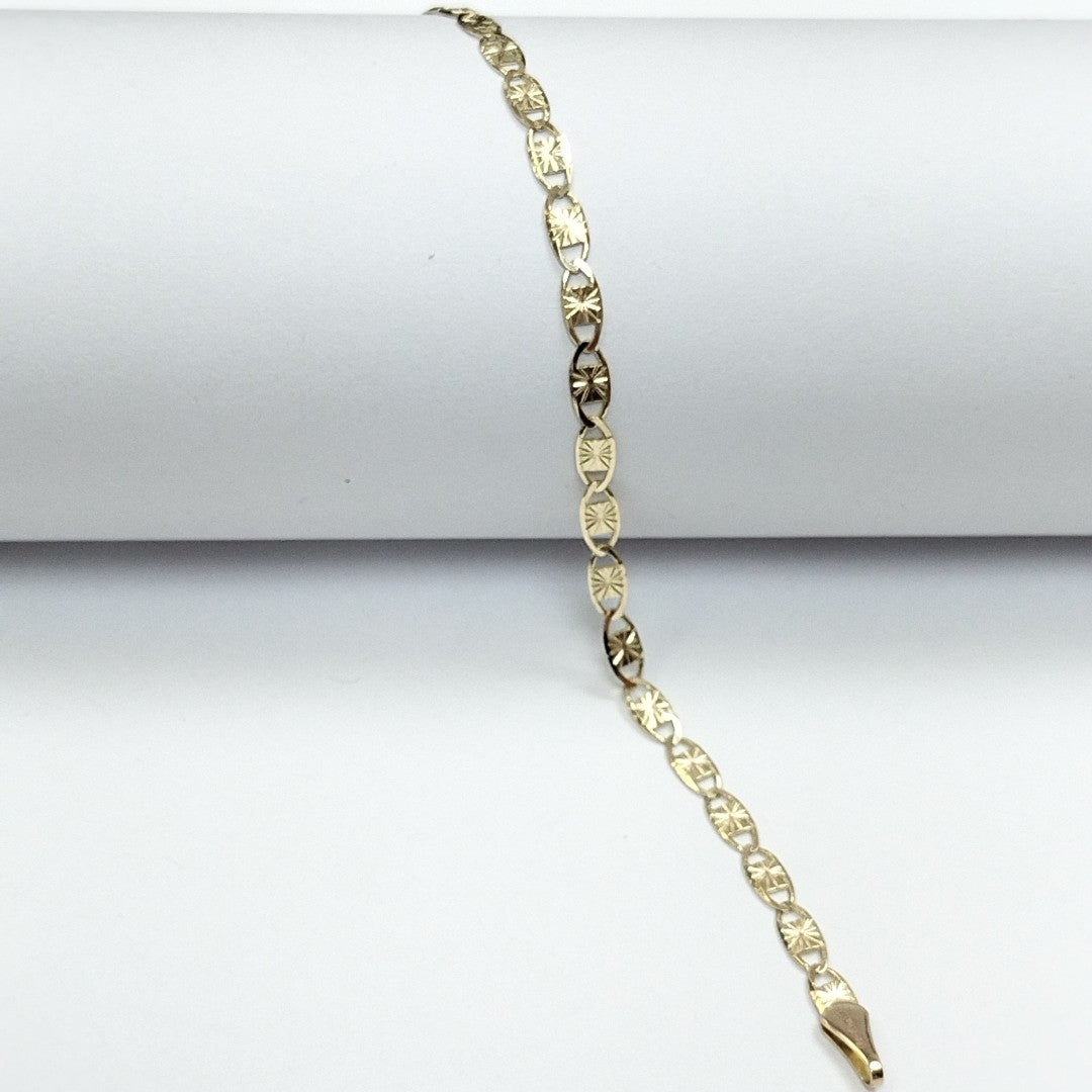 PULSERAS GUCHI ORO 14K 18 CM 2.9 GR (NUEVO)