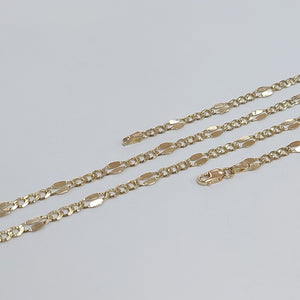 CADENAS TEJIDO ESPECIAL ORO 10K 50 CM 6.5 GR (NUEVO)