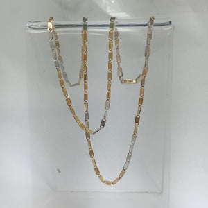 CADENA ORO COMBINADO 14 K 3,80 GRMS (SEMINUEVO)