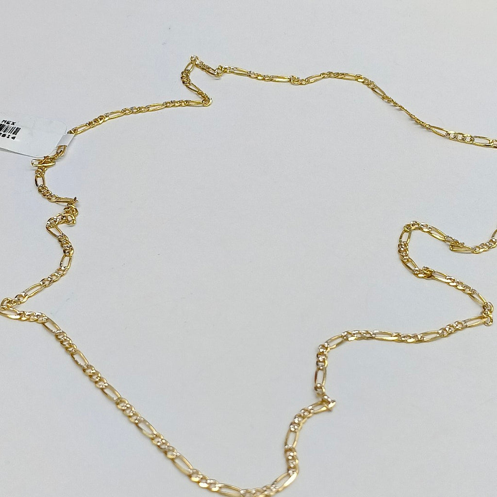CADENAS TEJIDO 3X1 ORO 14K 55 CM 4.8 GR (NUEVO)