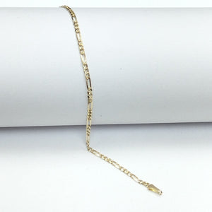 PULSERAS TEJIDO 3X1 ORO 14K 21 CM 1.7 GR (NUEVO)