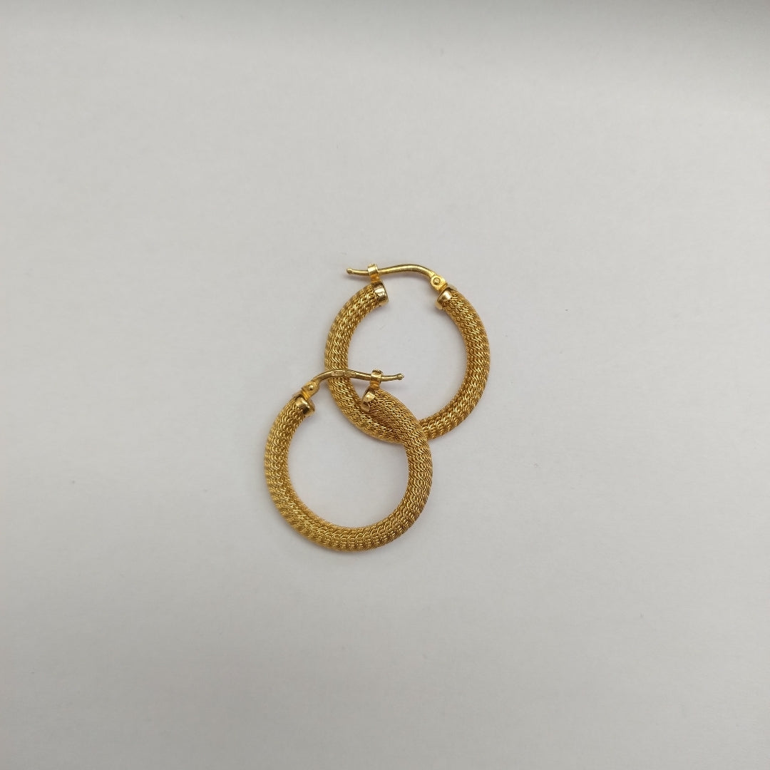 ARRACADAS PAR ORO 14 K 4,90 GRMS (SEMINUEVO)