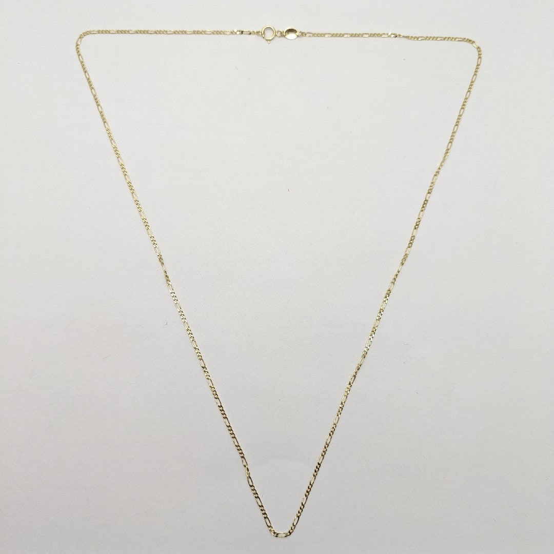 CADENAS TEJIDO 3X1 ORO 14K 55 CM 2.4 GR (NUEVO)