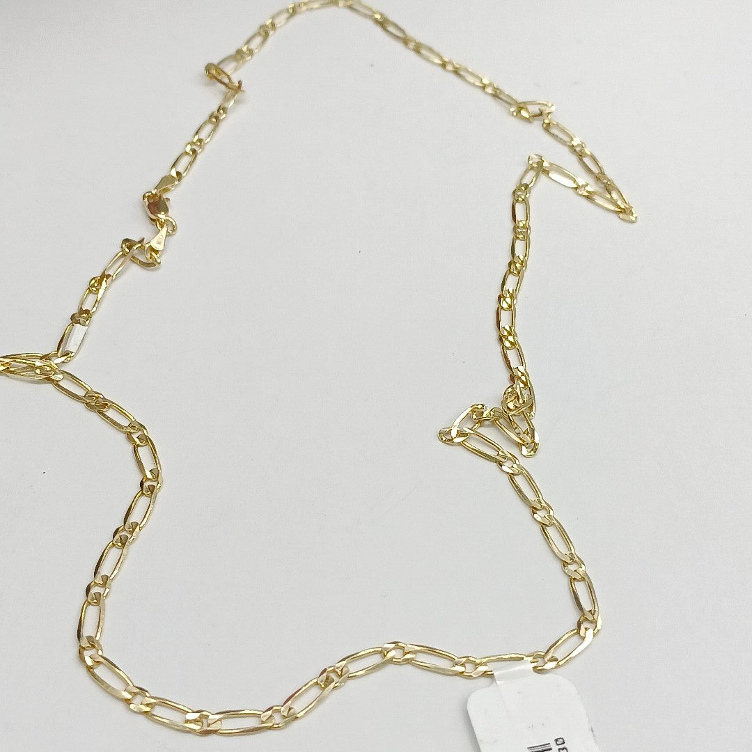 CADENAS 1X1 ORO 14K 55 CM 7.4 GR (NUEVO)
