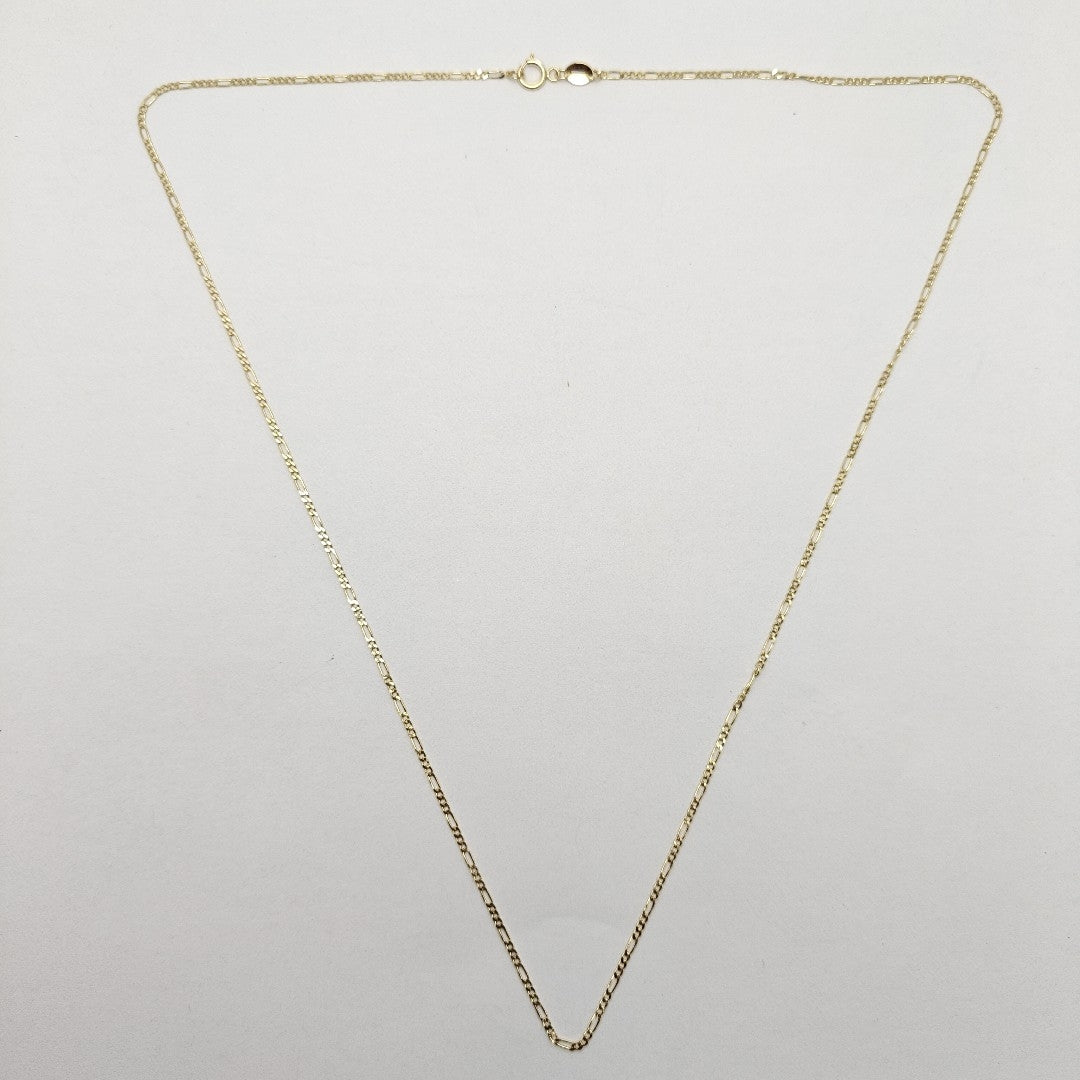 CADENAS TEJIDO 3X1 ORO 14K 55 CM 2.4 GR (NUEVO)