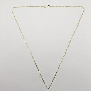 CADENAS TEJIDO 3X1 ORO 14K 55 CM 2.4 GR (NUEVO)