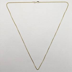 CADENAS TEJIDO BARBADA ORO 10K 55 CM 3 GR (NUEVO)