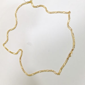 CADENAS 3X1 DIAMANTADA ORO 14K 55 CM 8.5 GR (NUEVO)