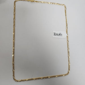 CADENAS 3X1 DIAMANTADA ORO 14K 55 CM 8.4 GR (NUEVO)