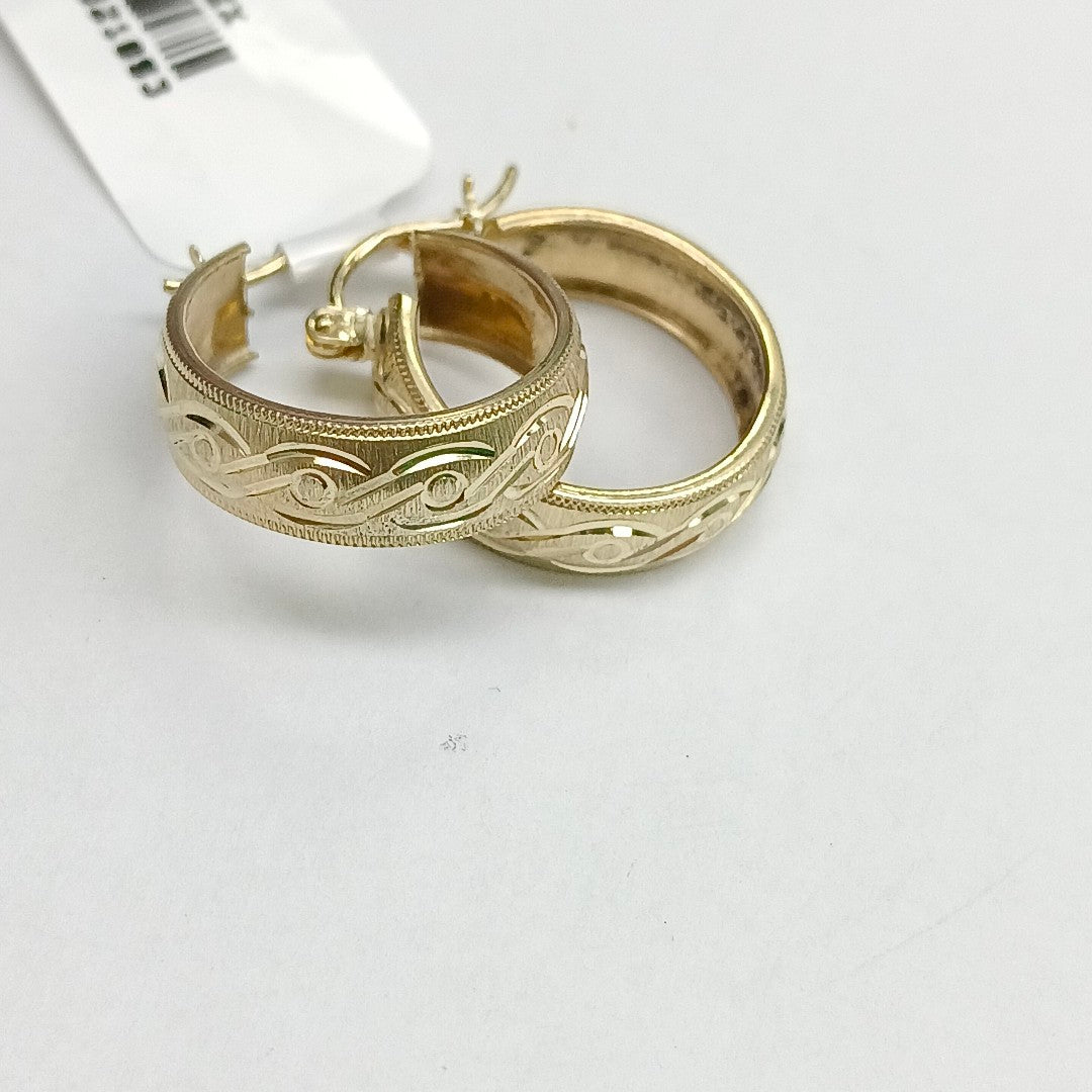 ARETES ARRACADAS ORO 10K 2.7 GR (NUEVO)