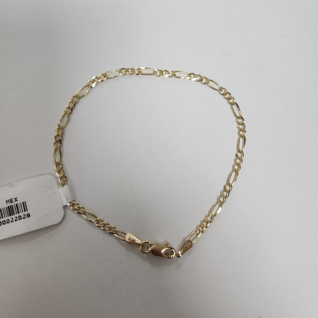 PULSERAS TEJIDO 3X1 ORO 14K 18 CM 1.9 GR (NUEVO)