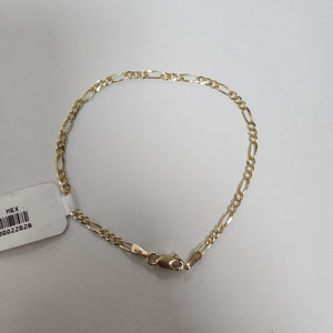 PULSERAS TEJIDO 3X1 ORO 14K 18 CM 1.9 GR (NUEVO)