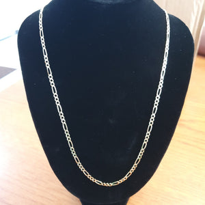 CADENAS 3X1 ORO 14K 60 CM 8 GR (NUEVO)