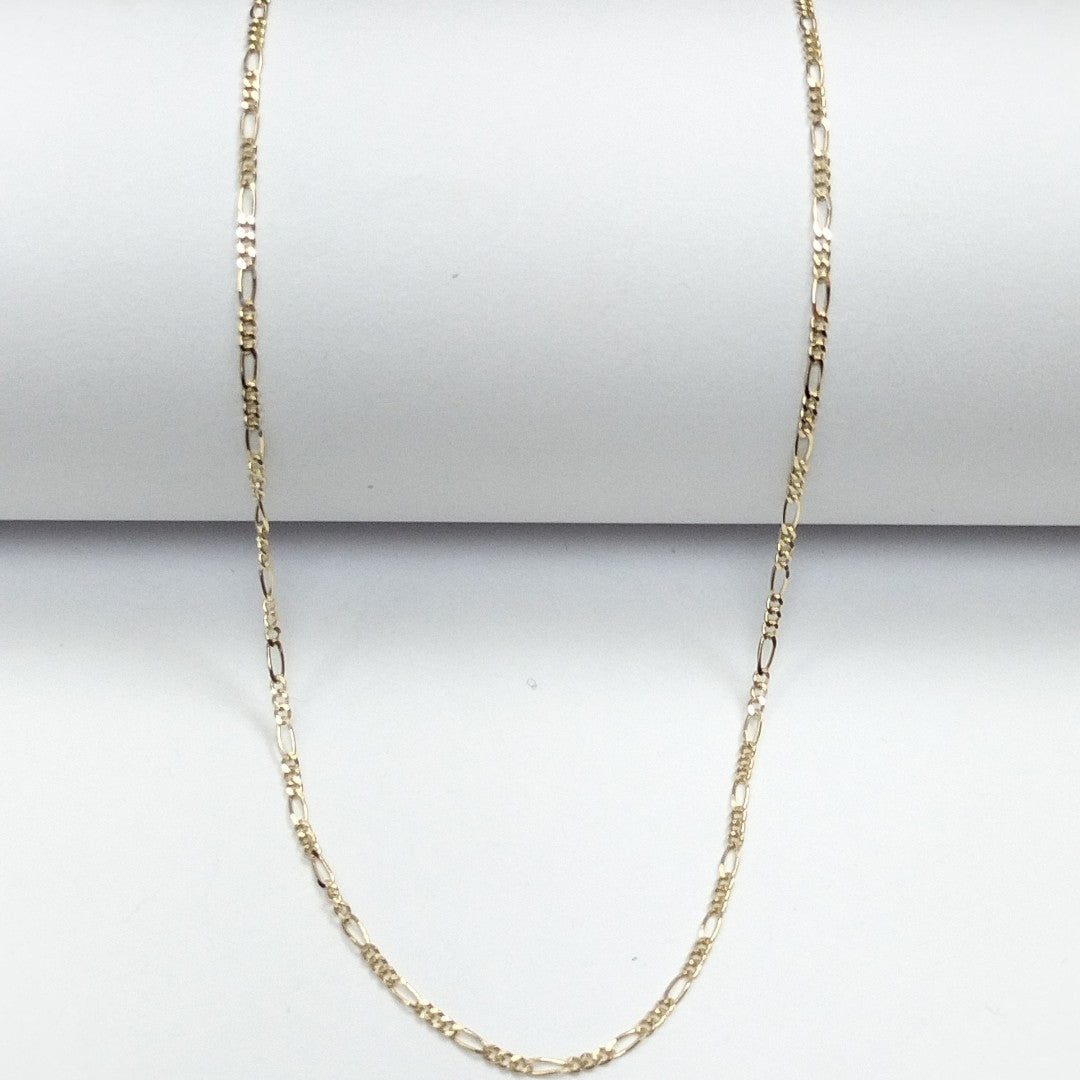 CADENAS TEJIDO 3X1 ORO 14K 55 CM 2.6 GR (NUEVO)
