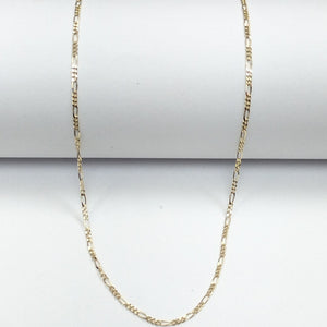 CADENAS TEJIDO 3X1 ORO 14K 55 CM 2.6 GR (NUEVO)
